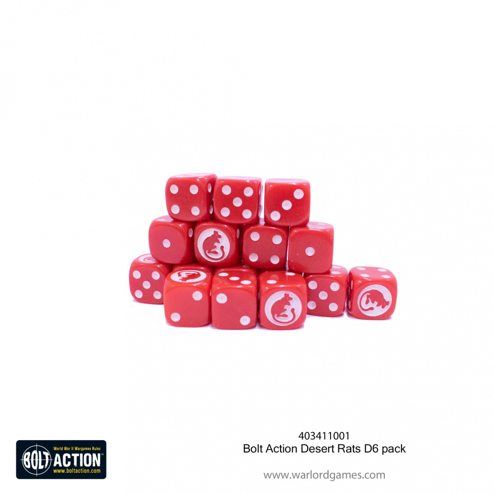 WEB Desert Rats Dice Pack - Tabletopbattle