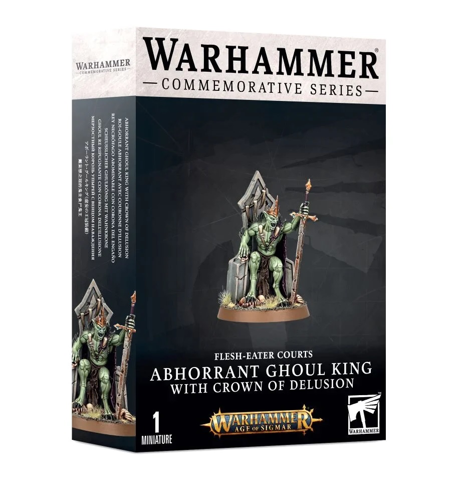 WEB Flesh Eater Courts: Abhorrant Ghoul King w/Crown of Delusion
